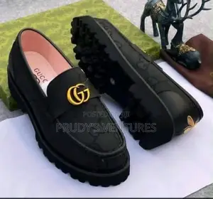 Fully Boxed Gucci Men’s Original Leather Shoe