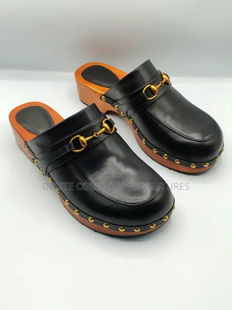 Gucci Horsebit Platform Clog Mule