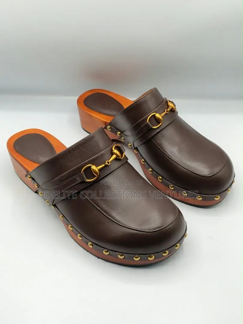 Gucci Horsebit Platform Clog Mule
