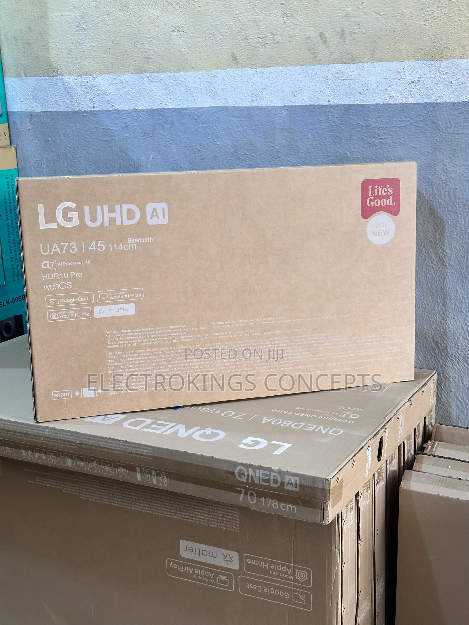 2026 LG 45inch Smart Television> Netflix > YouTube > Bluetooth