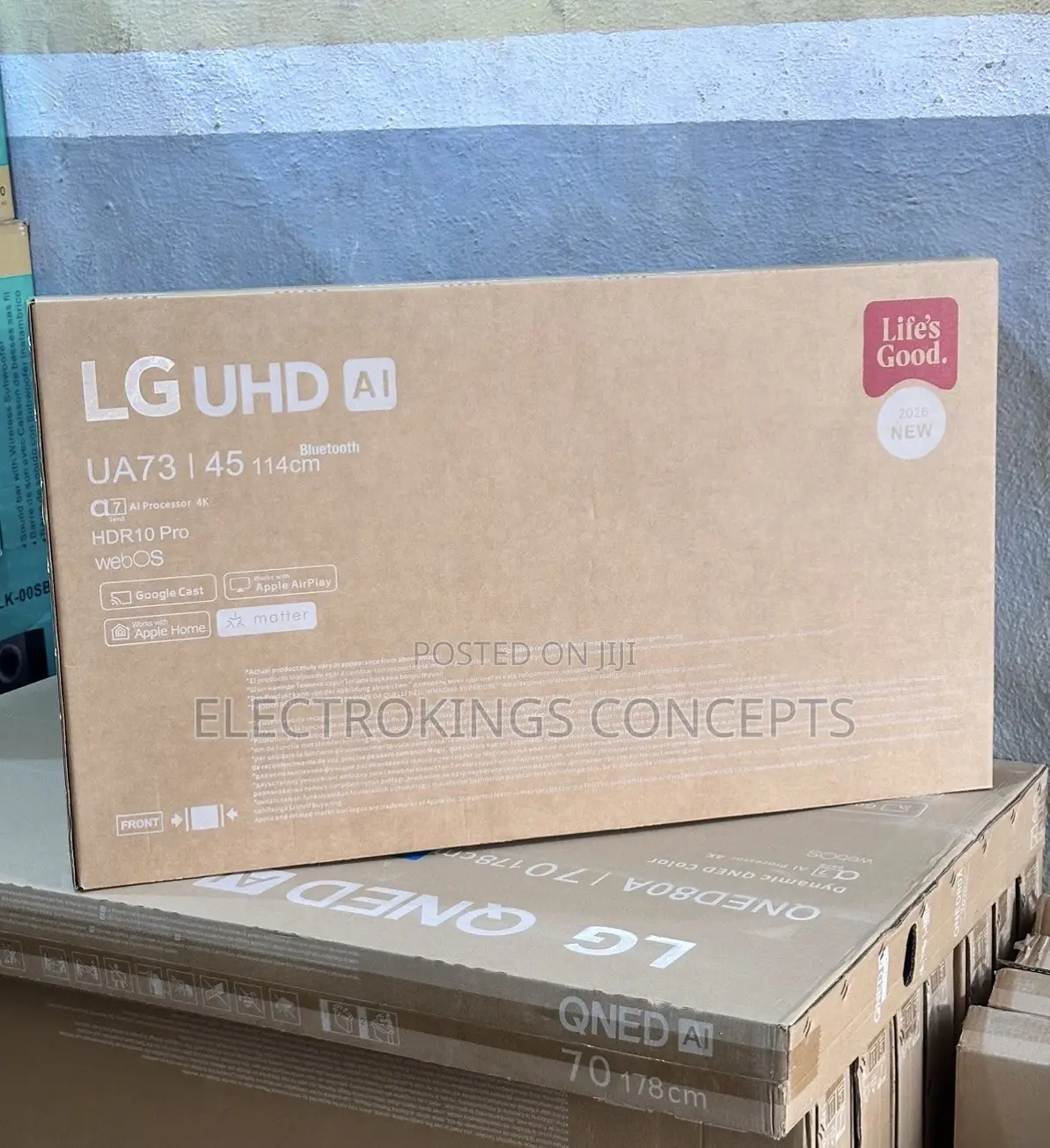 2026 LG 45inch Smart Television> Netflix > YouTube > Bluetooth