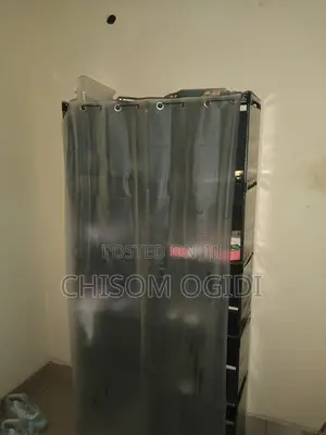 Detachable Double Storage Rack With Curtain