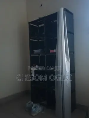 Detachable Double Storage Rack With Curtain