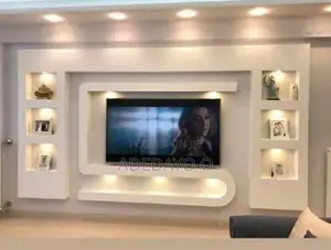 TV Shelf Design & TV Wall Decoration Services (POP)