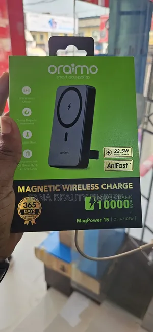 Oriaomi Magnetic Wireless Charge Power Bank 10,000mah (22.5w)