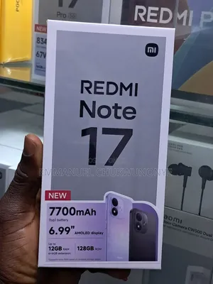 New Xiaomi Redmi Note 17 128 GB Black