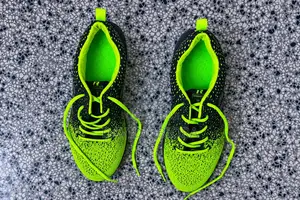 Neatly Used "Keep Running" Sports Canvas / Sneakers
