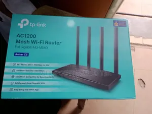 TP-Link Archer C6 AC1200 Mesh Wi-Fi Router Box