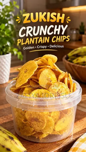 Sweet Unripe Plantain Chips
