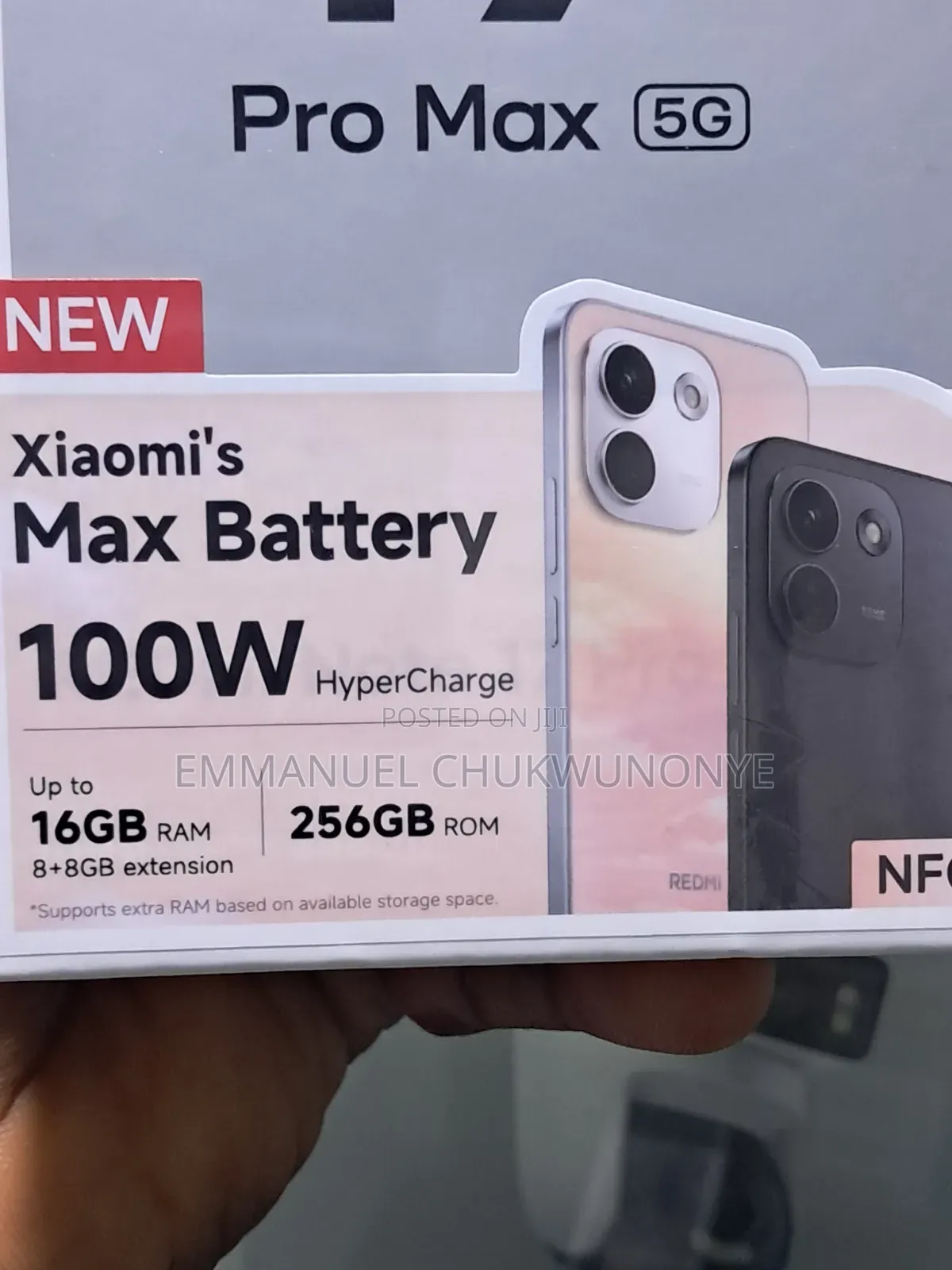 New Xiaomi Redmi Note 17 Pro Max 256 GB Black