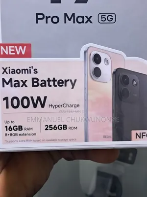 New Xiaomi Redmi Note 17 Pro Max 256 GB Black