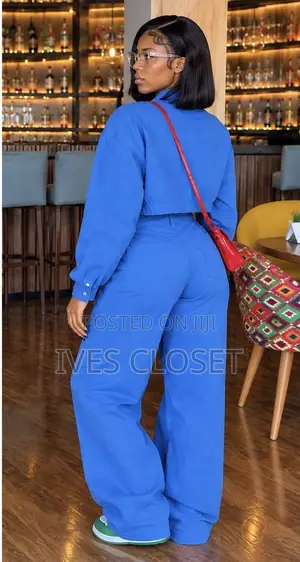 Stylish 2 Piece Croptop and Jackets
