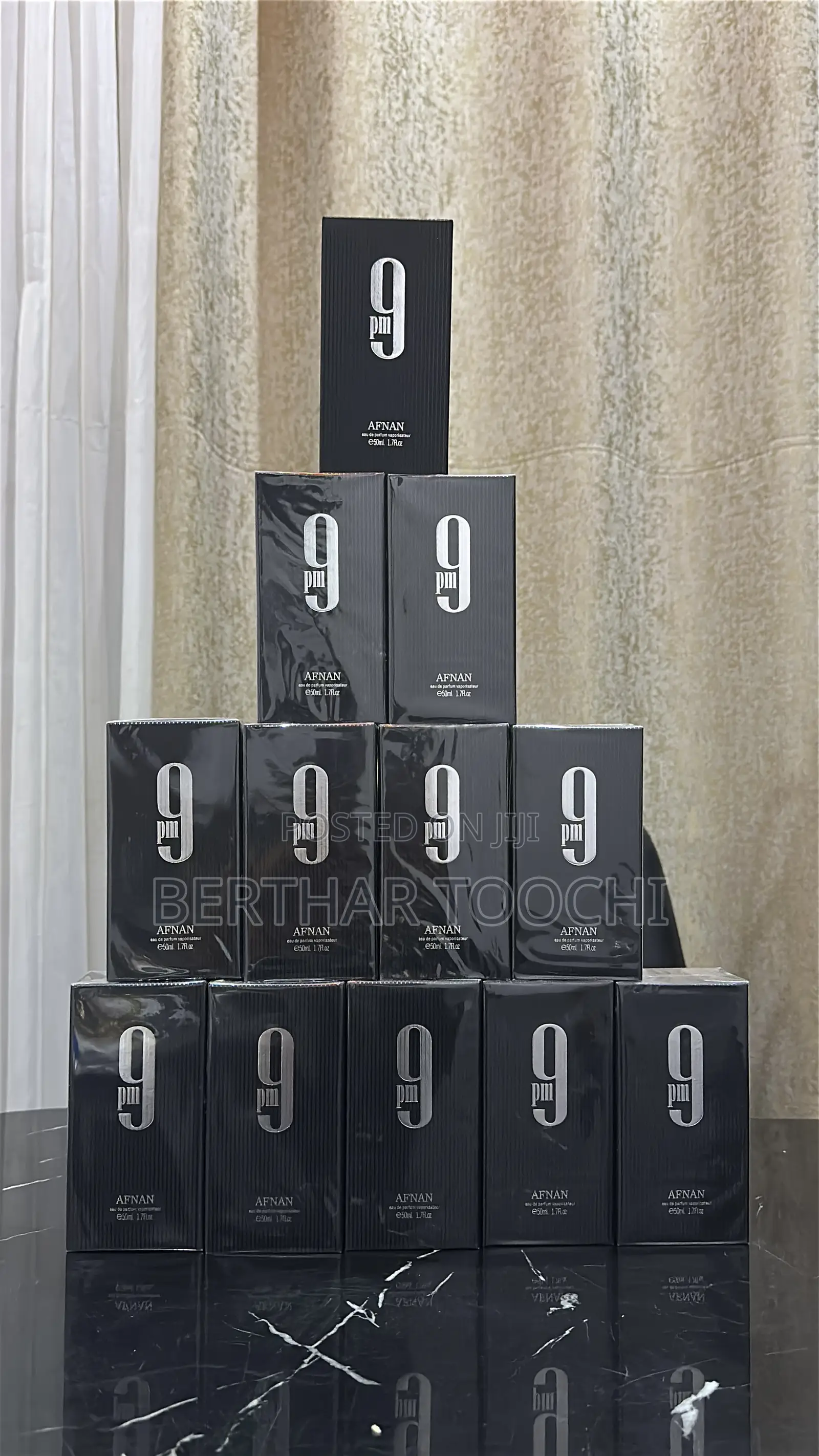 50ml 9pm Perfume Black