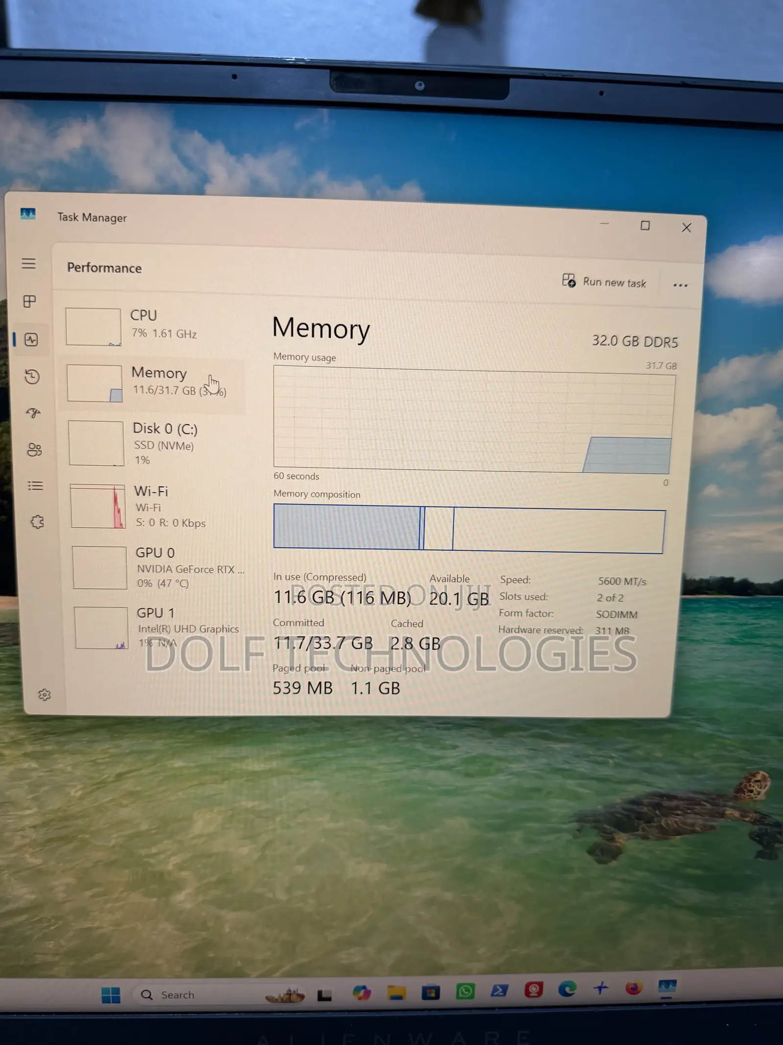 Laptop Alienware M18 R2 32GB Intel Core i9 SSD 1T