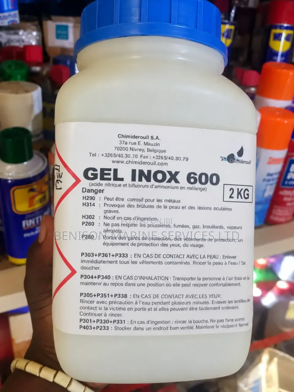 Gel Inox 600 2kg