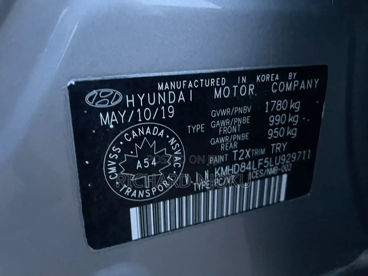 Hyundai Elantra Limited 2019 Silver