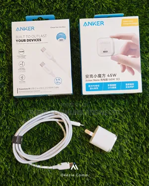 Anker 45w typeC Charger + 1.8m Cable (Model: A2692)