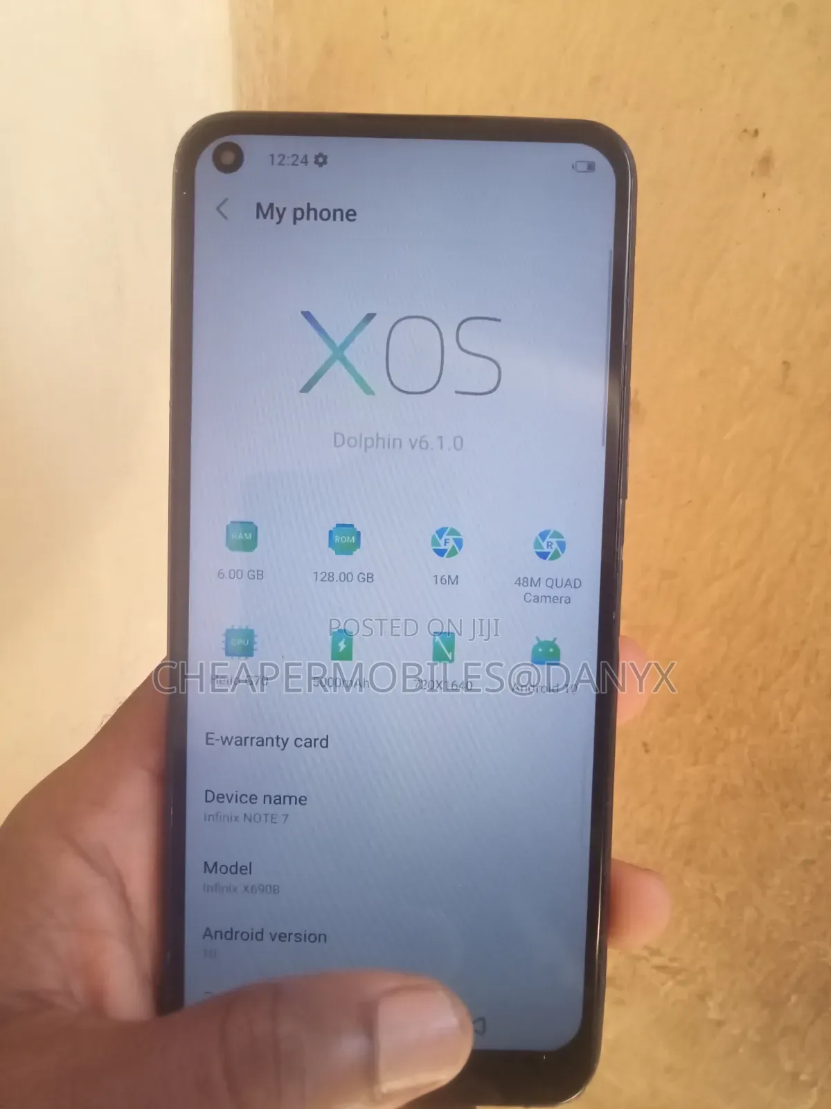 Infinix Note 7 128 GB Black