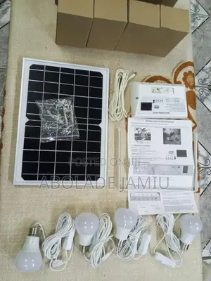YINGHAO Solar Lighting System With 12W Panel and Complete Accessories