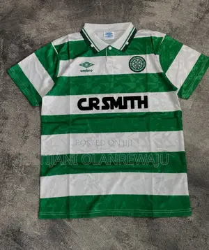 Celtic Retro Jersey Available in Store High Quality