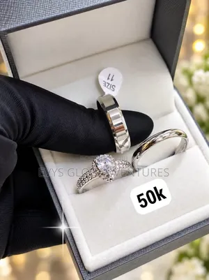 Sterling Silver Plated Wedding Rings