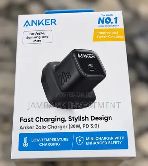 Anker Zolo Charger USB-C 20w - Black