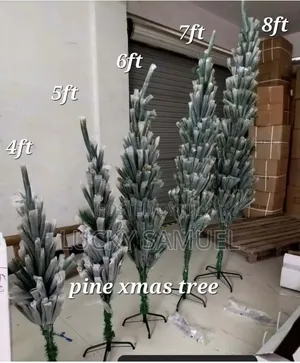 Premium Pine Xmas Tree With Metal Stand
