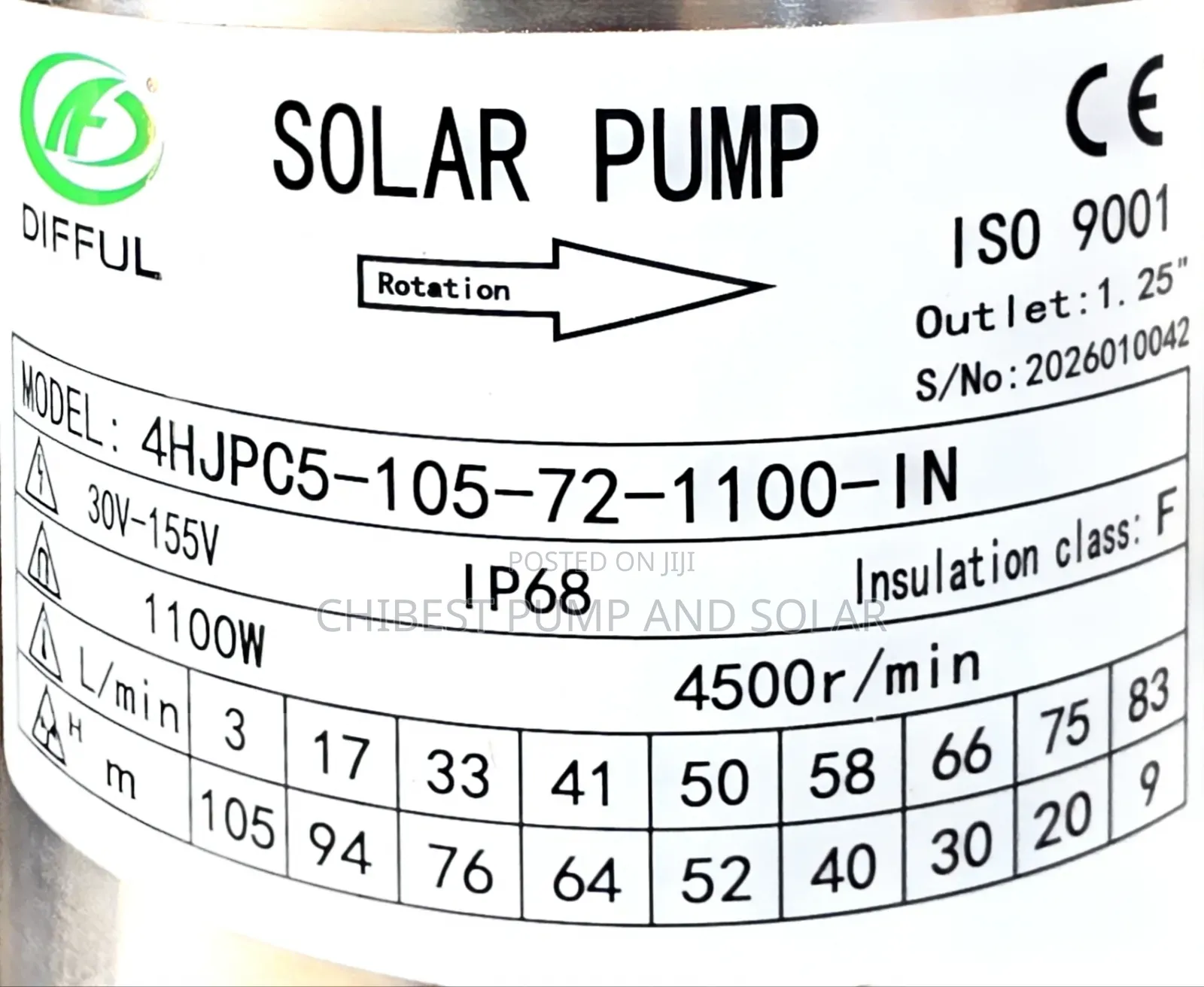 Difful Solar Pump