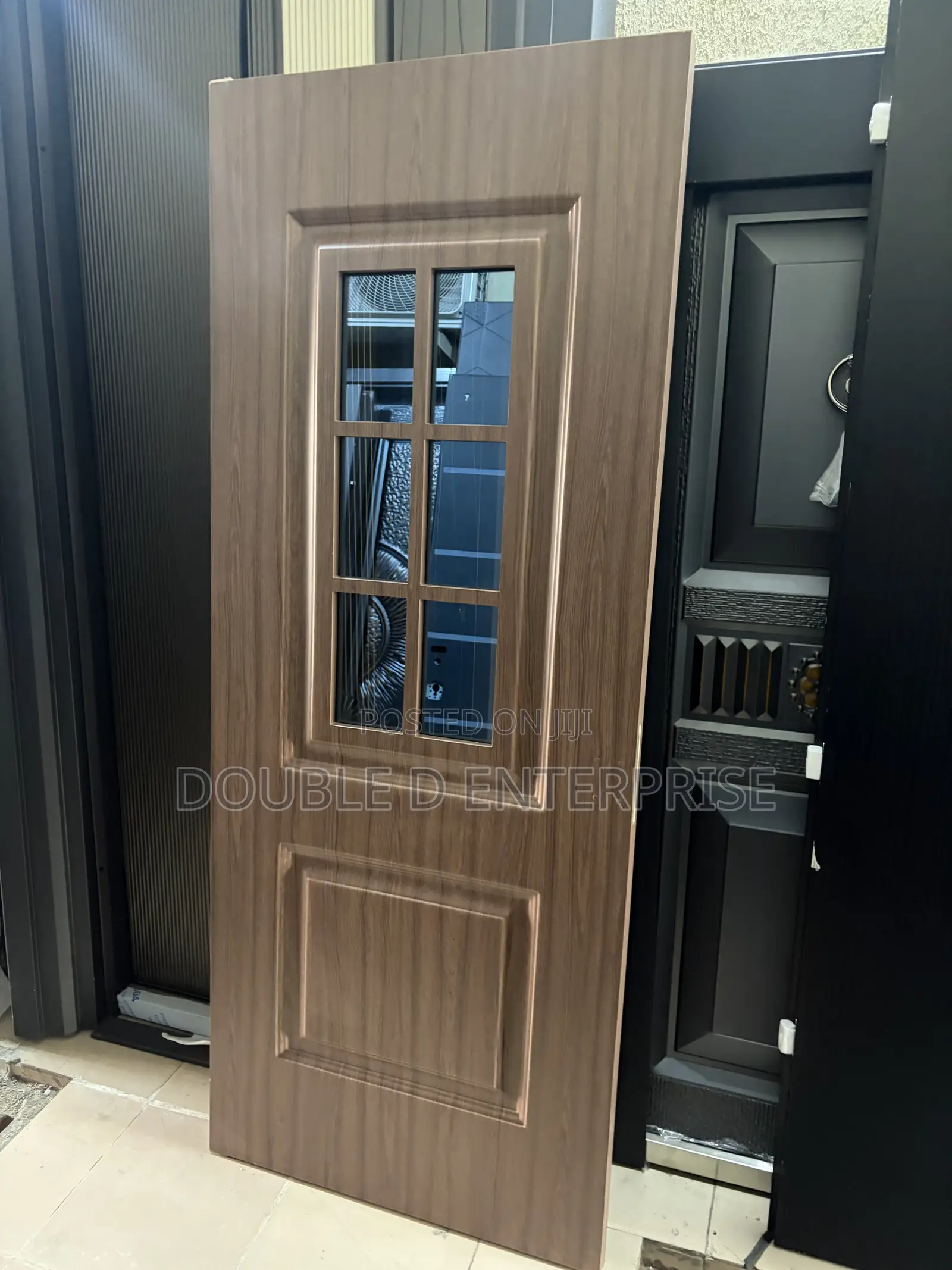 WPC Wooden With Glass