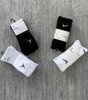 Sports Crew Socks - Nike, Jordan, Adidas, Puma, New Balance