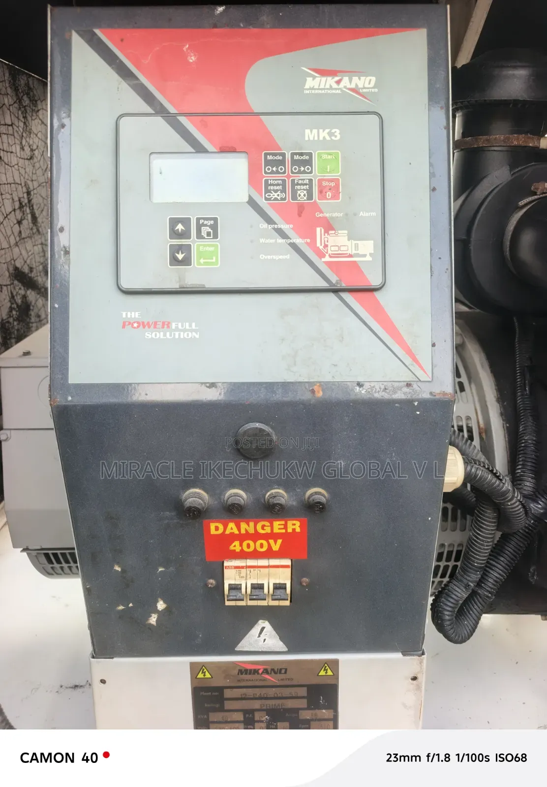 50 Kv Mikano Perkins Generator