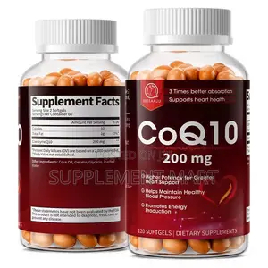 CoQ 10 200mg Capsules X120 | Heart Support | Healthy Blood Pressure