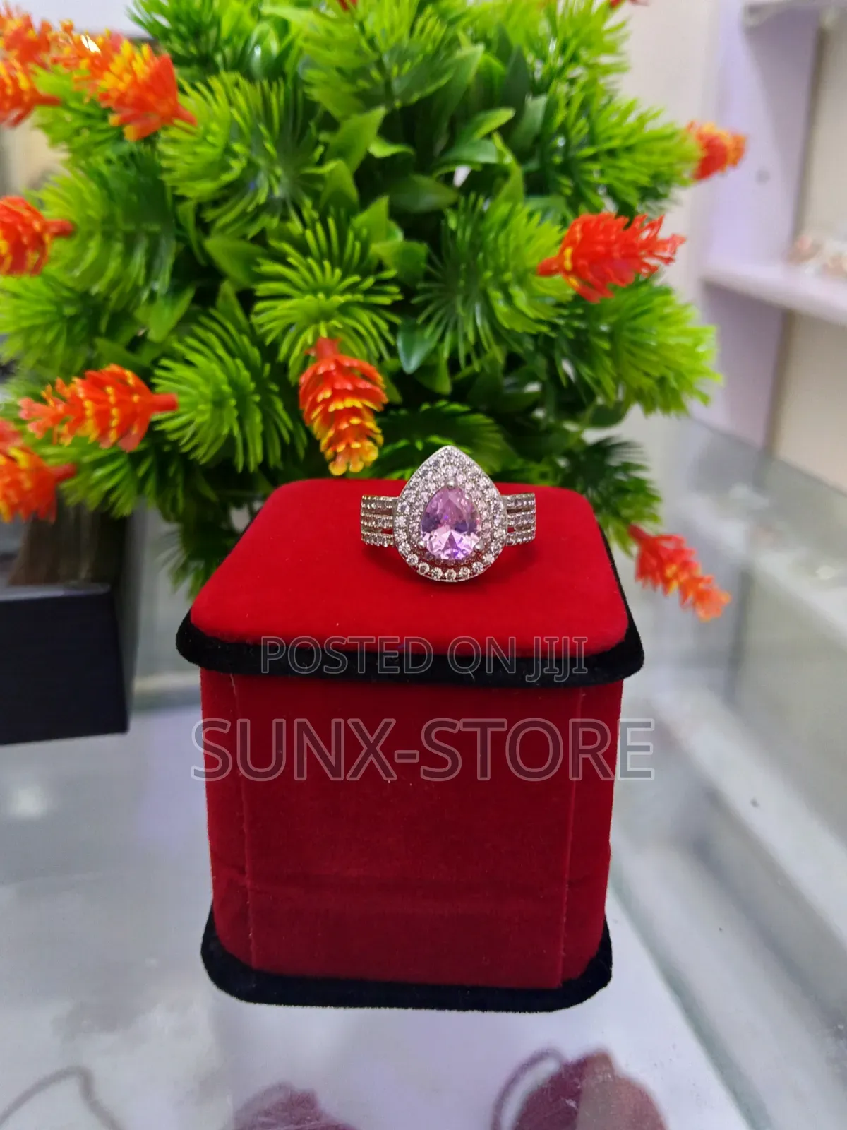 Pink  Engagement Ring 