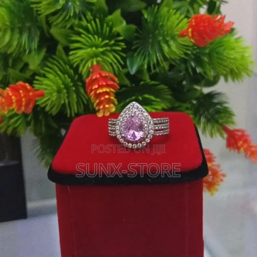 Pink  Engagement Ring 