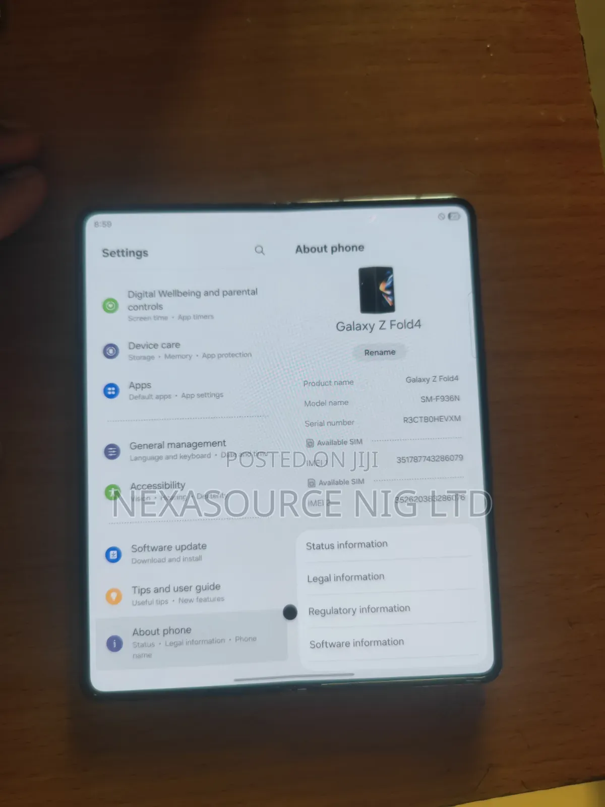 Samsung Galaxy Z Fold4 256 GB Blue