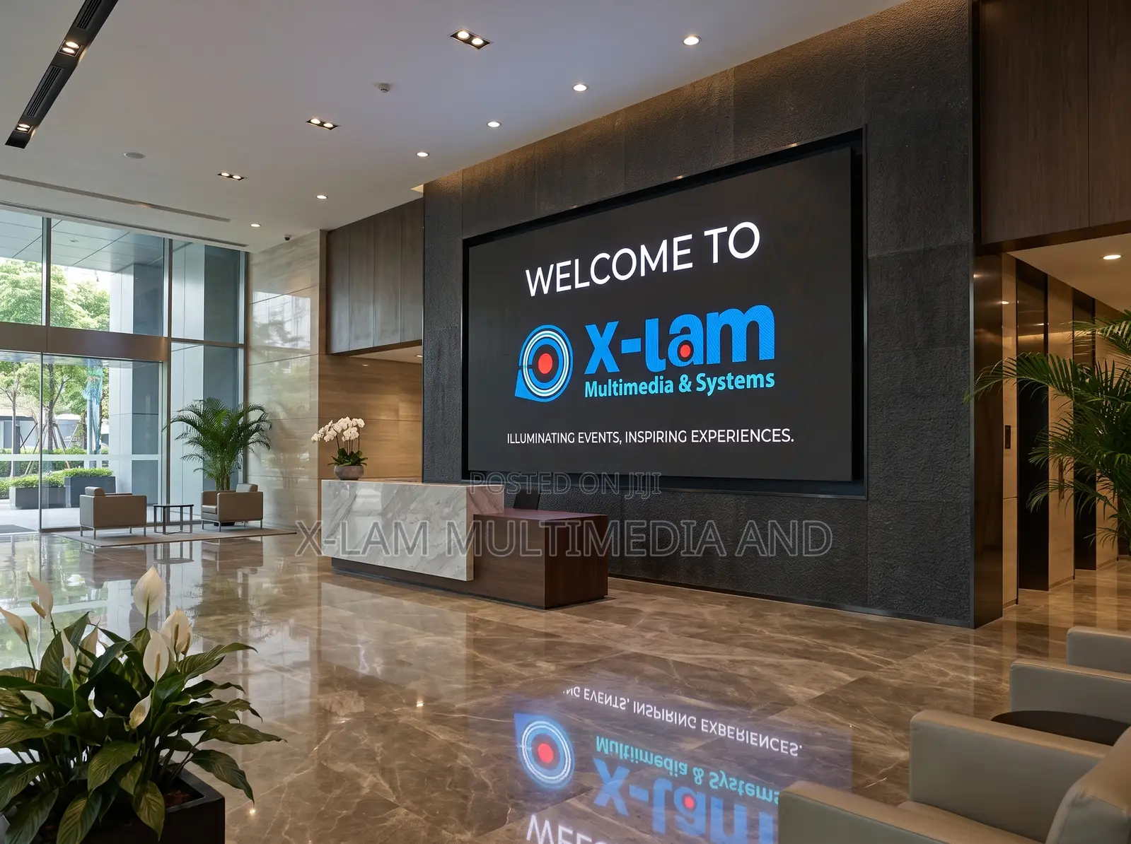 LED Signage for Office Building and Reception