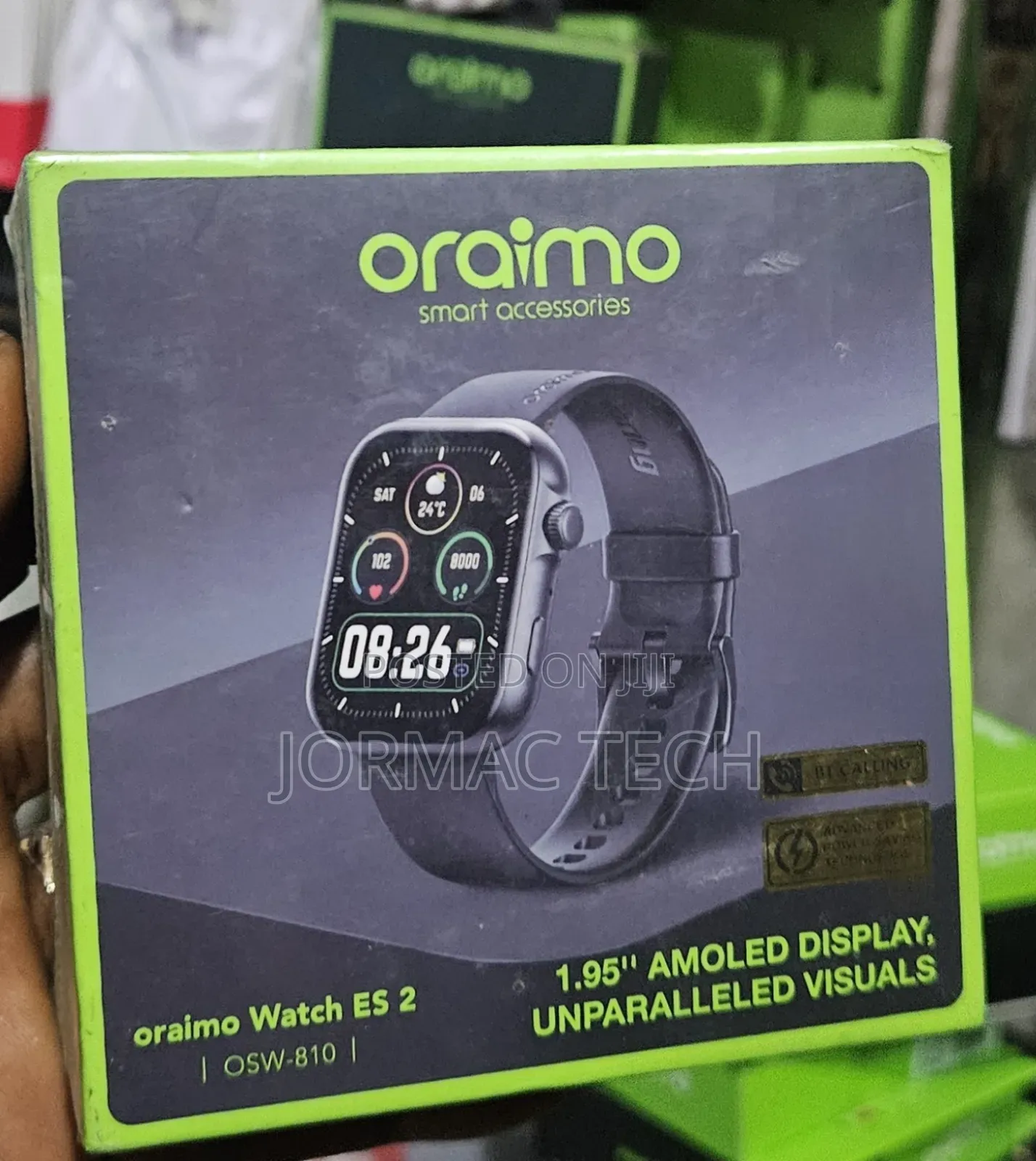 Oraimo Watch ES 2 1.95" AMOLED DISPLAY