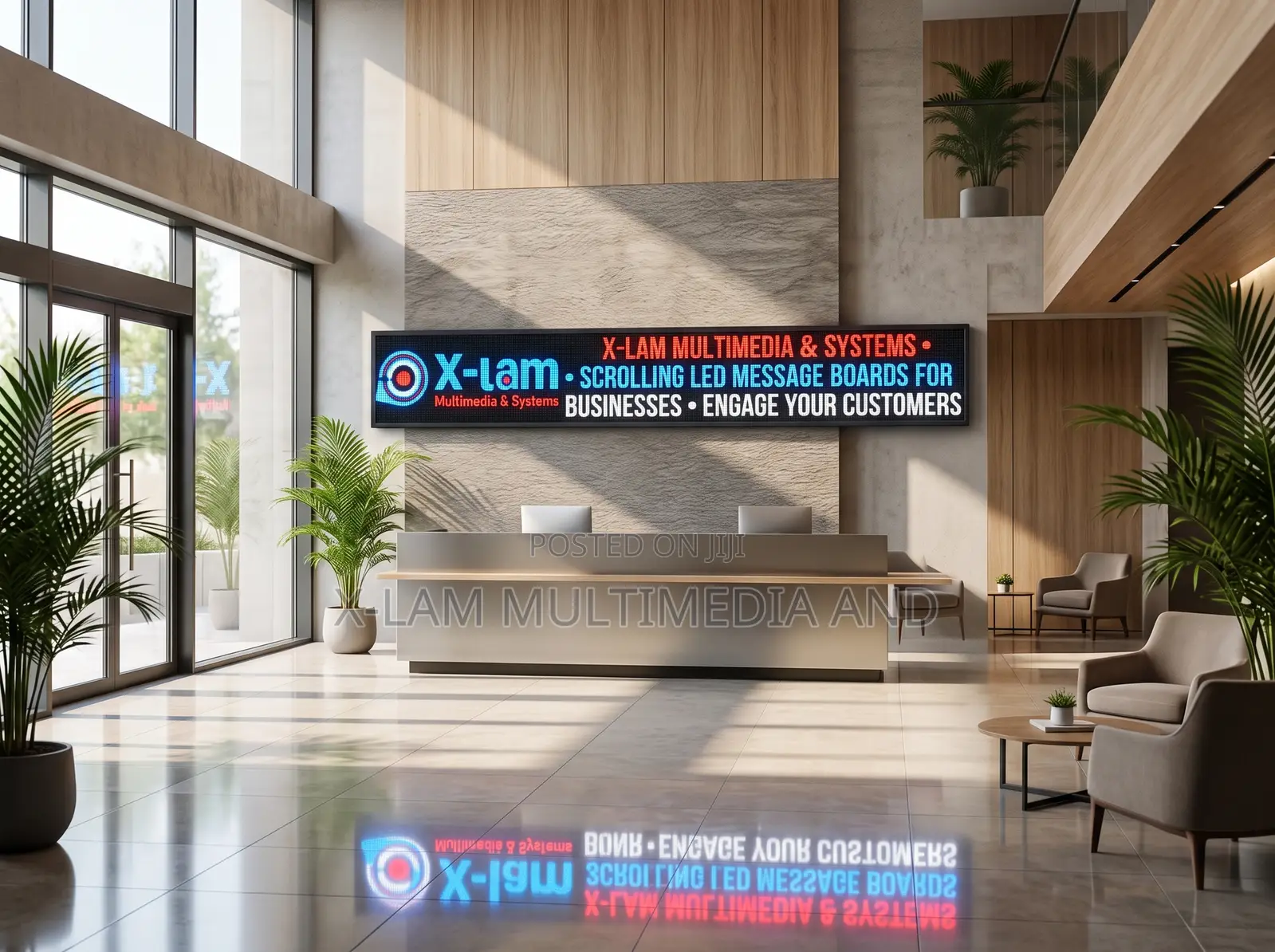 Scrolling LED Message Board for Businesses