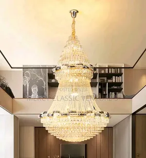  800mm Luxury Crystal LED Chandelier – Beauty
