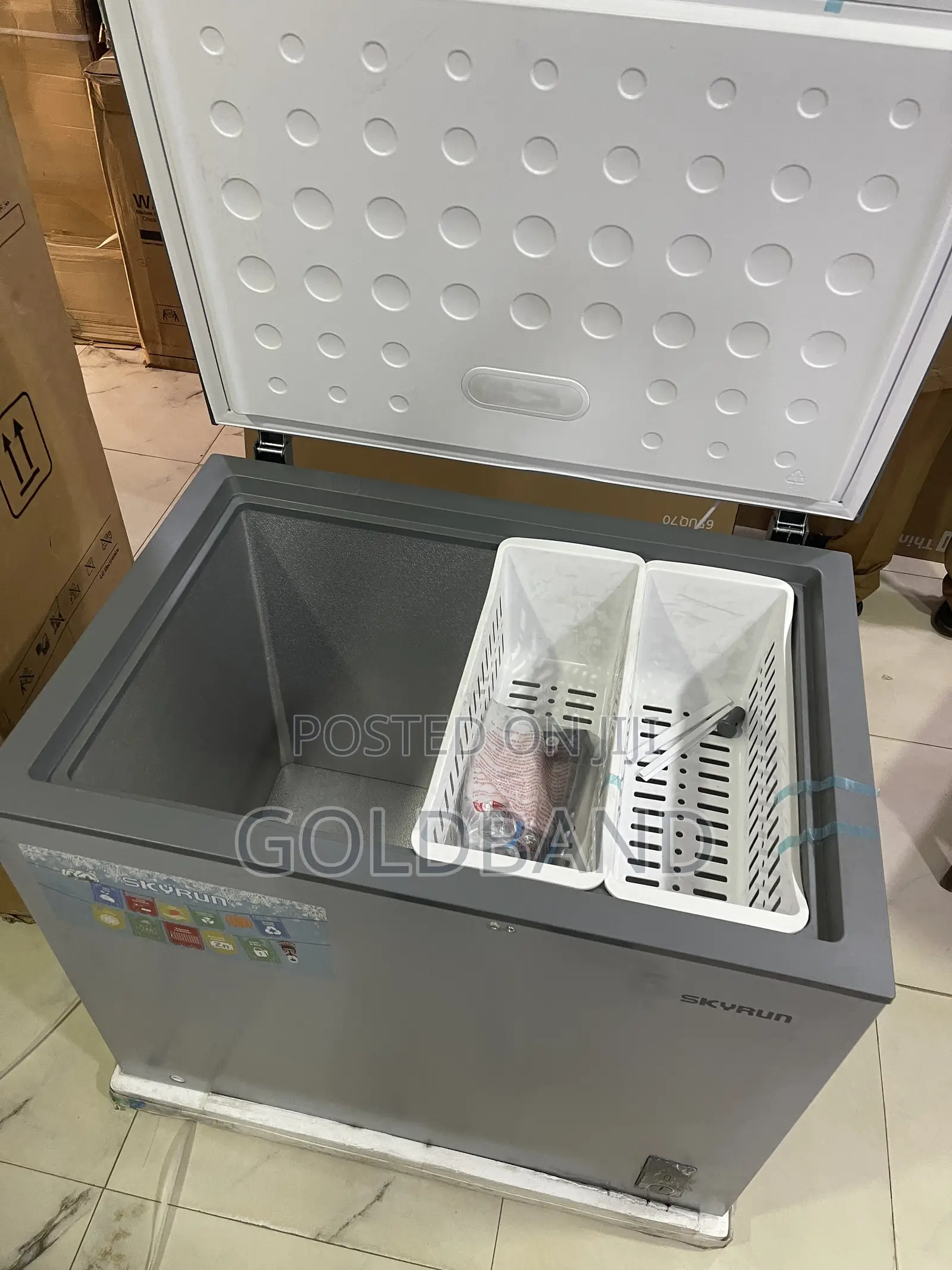Skyrun 260 Litres Freezer for Meat, Fish and Groceries