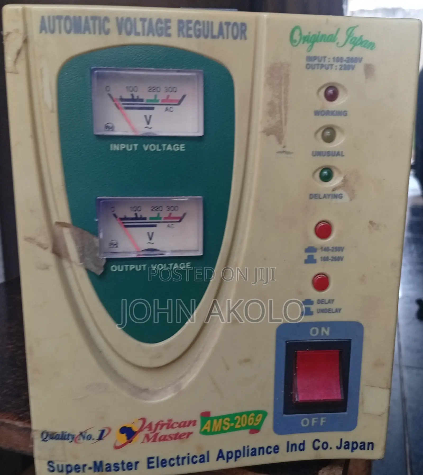 Used Super Master 2000va Stabilizer