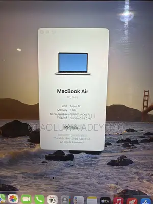 Laptop Apple MacBook Air 2020 M1 8GB Apple M1 SSD 256GB