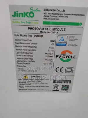 Jinko Solar Panel 400w