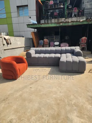 Brand New L-Shaped Sofa Couch With a Single Seater