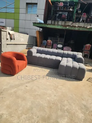 Brand New L-Shaped Sofa Couch With a Single Seater