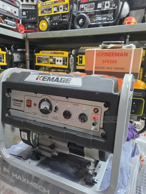 This Is 4.5kva Kemage Petrol Generator Manual Start