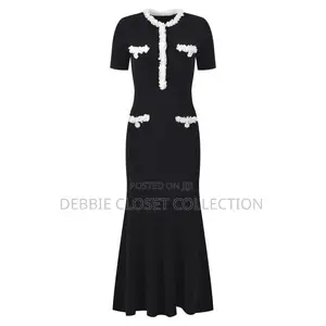 A Fashionable Long Black Dress