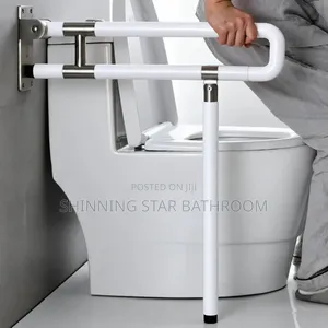 A Modern Yellow Wall-Mounted Toilet Safety Grab Bar