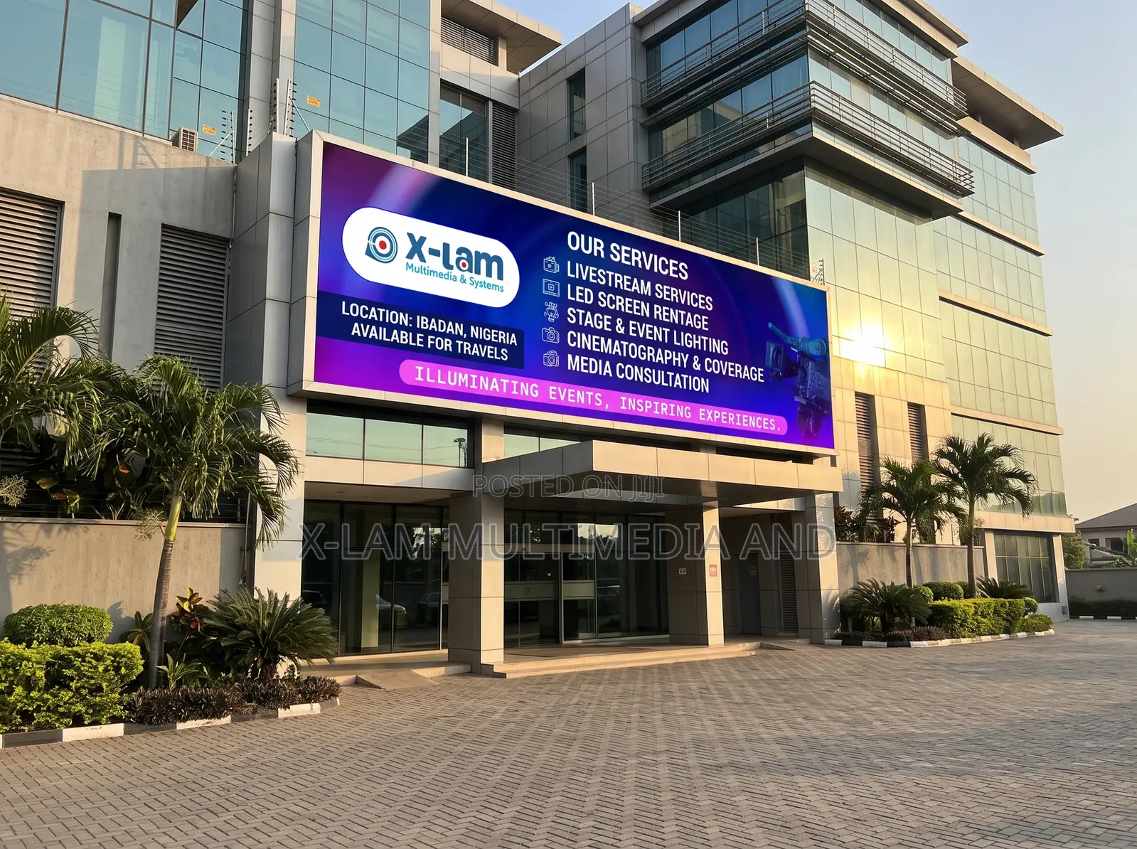 Outdoor Electronic Signboard for Business Premises