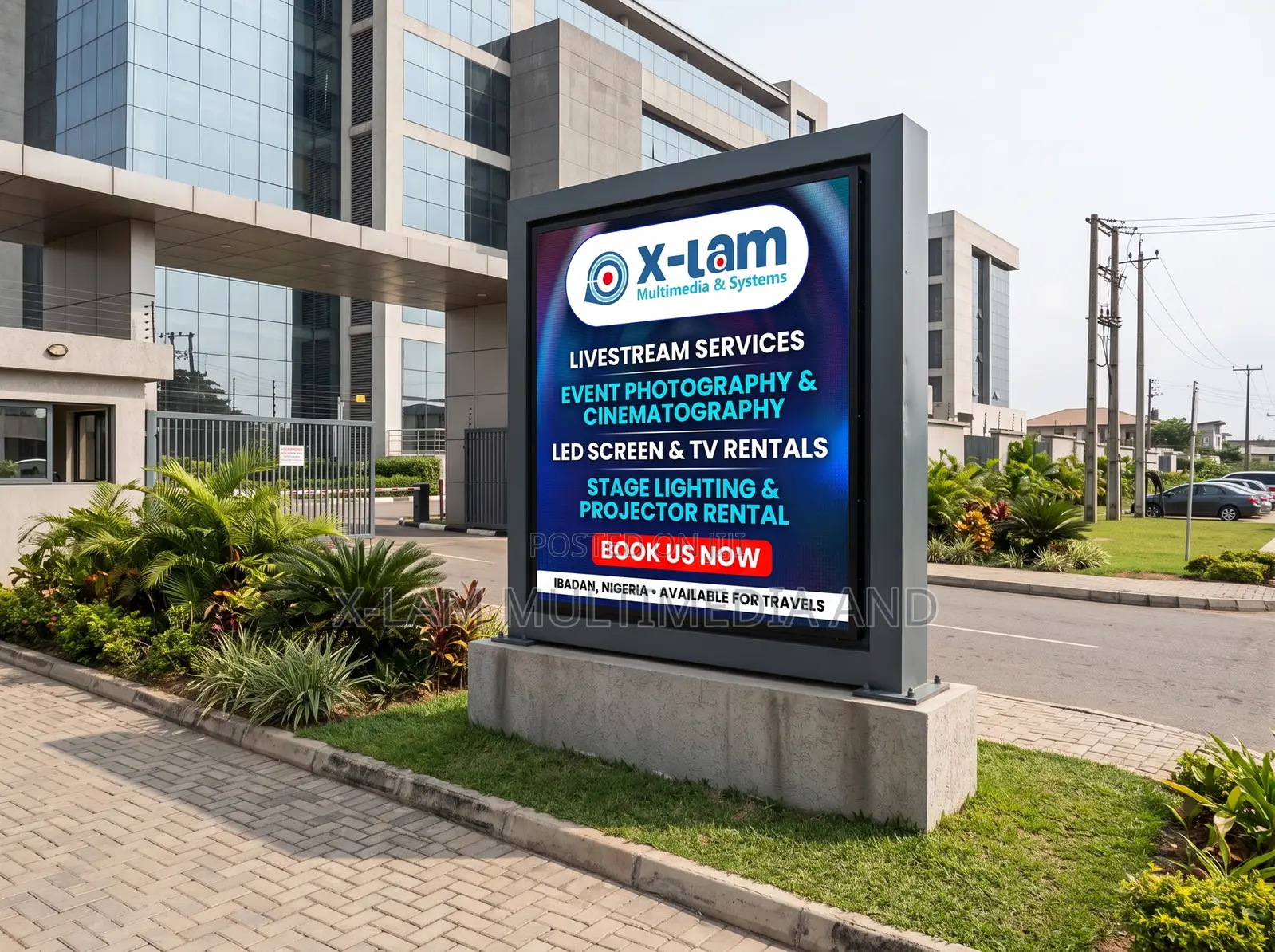 Outdoor Electronic Signboard for Business Premises